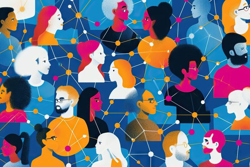 Diverse network of digital avatars