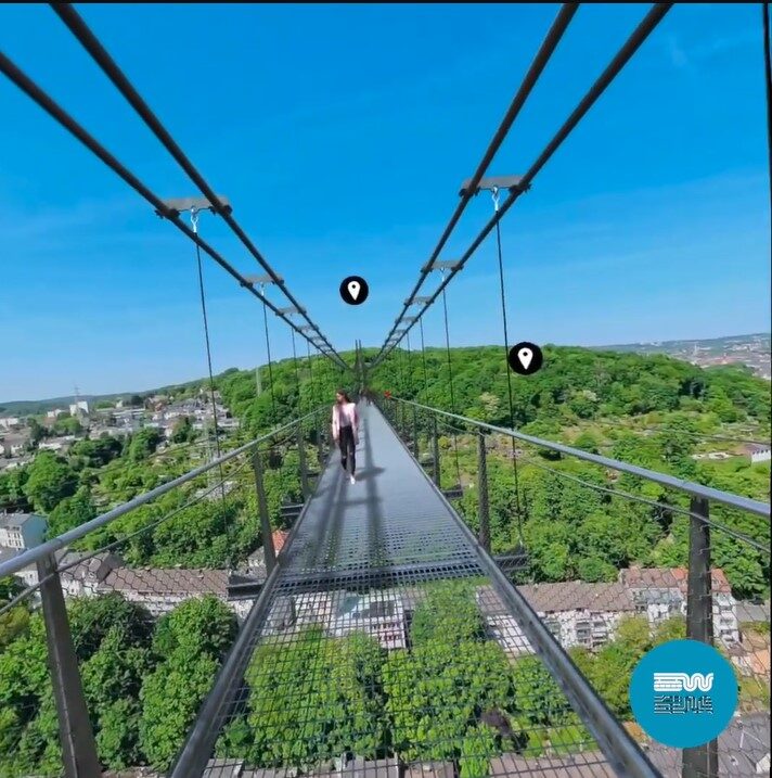 Simulation Hängebrücke