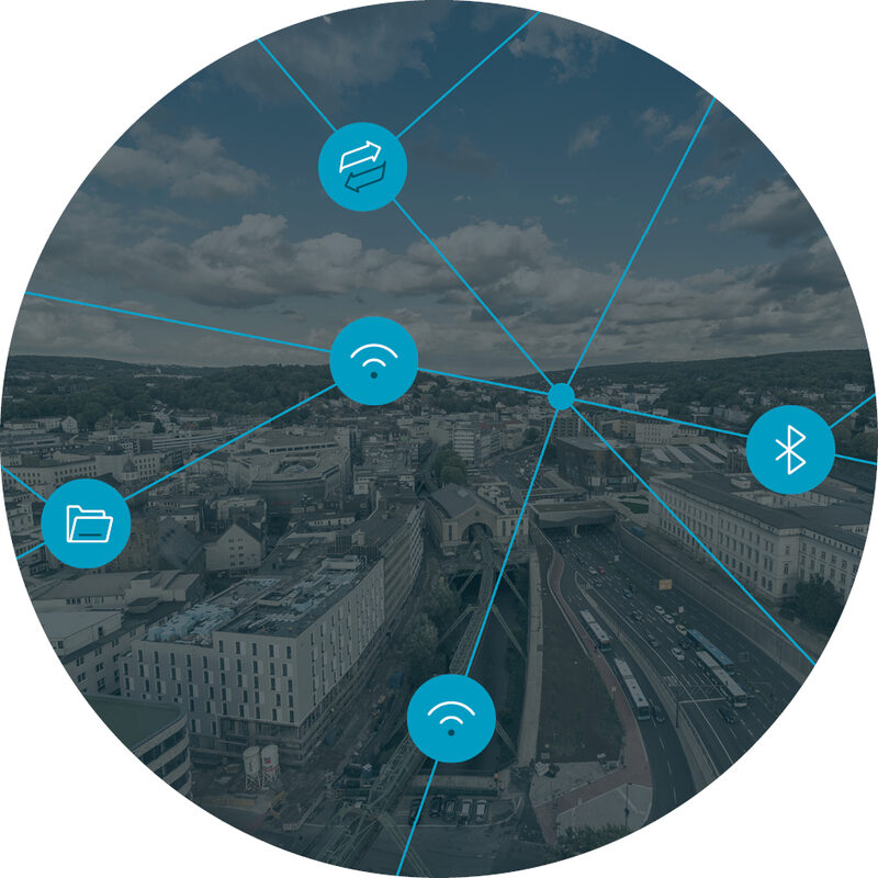 Icon mit IT Symbolen