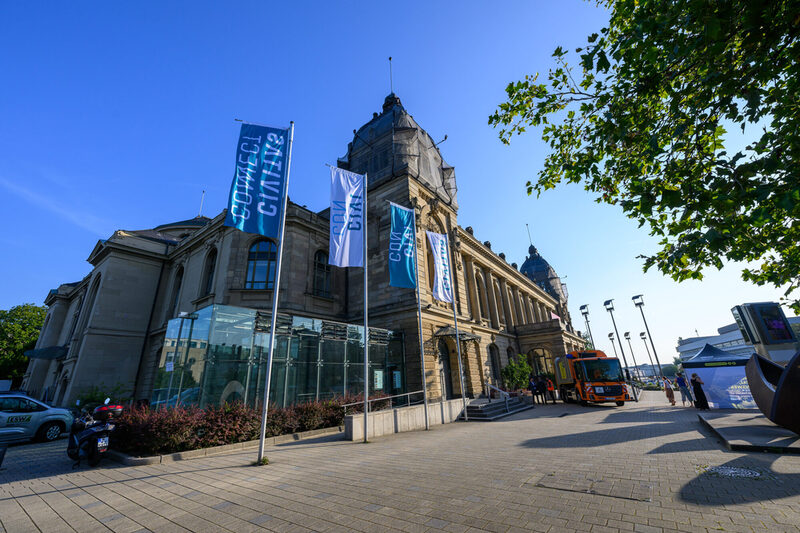 Aufnahme der Wuppertaler Stadthalle während der Civicon